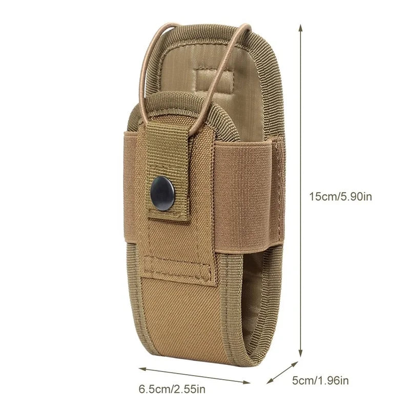 Warchest Warehouse Partners: 1000D Tactical Molle Radio Walkie Talkie Pouch Waist Bag Holder