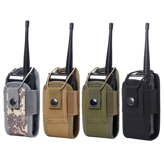 Warchest Warehouse Partners: 1000D Tactical Molle Radio Walkie Talkie Pouch Waist Bag Holder