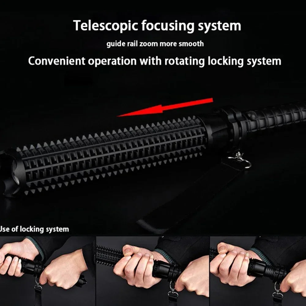 Warchest Warehouse Partners:  Self Defense Mace Light Tactical Baton Emergency Torch