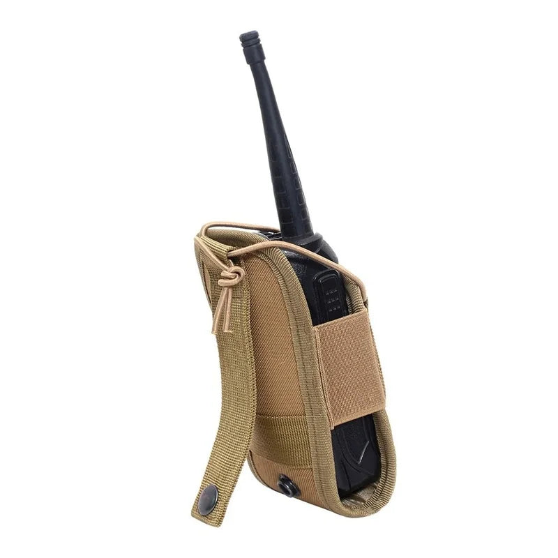 Warchest Warehouse Partners: 1000D Tactical Molle Radio Walkie Talkie Pouch Waist Bag Holder