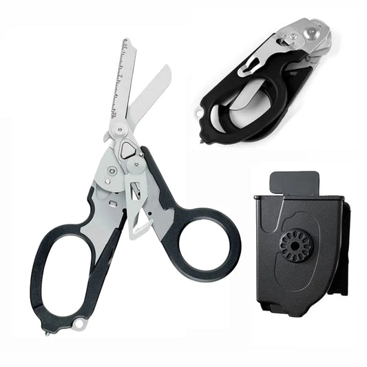 Warchest Warehouse Partners: Multifunction XIAOTREE First Aid Tactical Folding Scissors