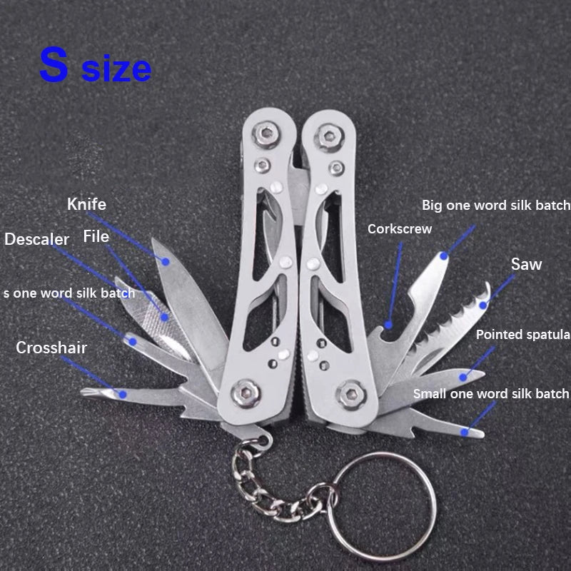 Warchest Warehouse Partners: Multifunction Folding Stainless Steel Multi-tool Knife