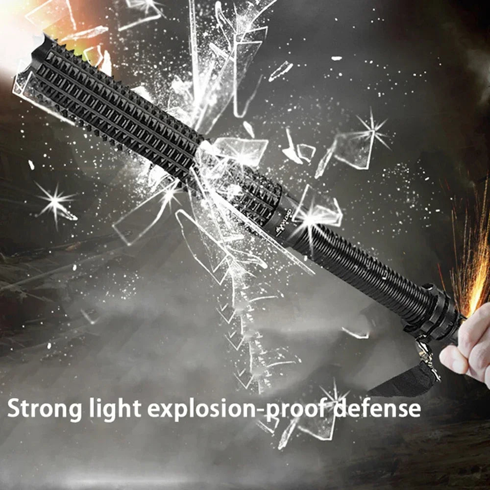 Warchest Warehouse Partners:  Self Defense Mace Light Tactical Baton Emergency Torch