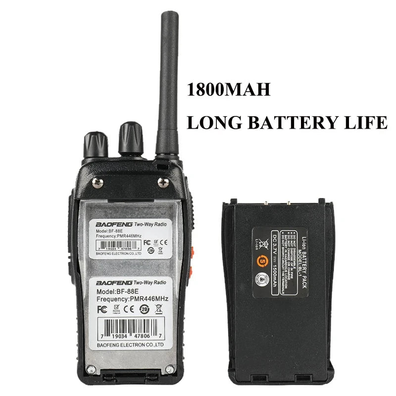 Warchest Warehouse Partners: 16 Channel Long-Distance Conversation Walkie Talkie 5W 446MHz