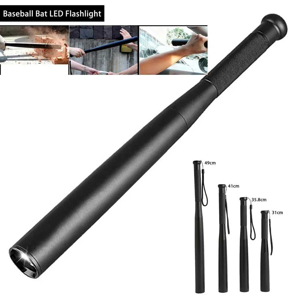 Warchest Warehouse Partners: Baseball Bat LED Flashlight Waterproof Baton Aluminium Alloy